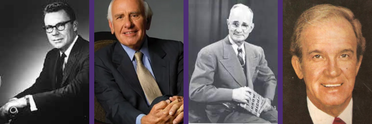 I was able to change my life by following wisdom of the ages success principles. Pictures of Og Mandino, Earl Nightingale, Napolean Hill and Jim Rohn